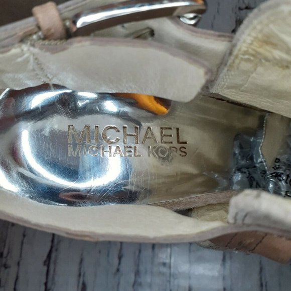 Michael Kors Open Toe Mule Heels 9 - Picture 10 of 10